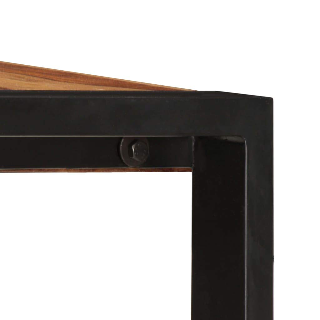 Square Dining Table, 63"x31.5"x29.5" Solid Sheesham Wood O4414