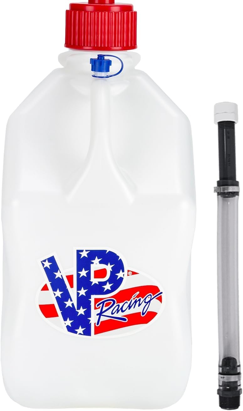 5.5 Gal. Square Motorsport Jug with Filler Hose Z60316