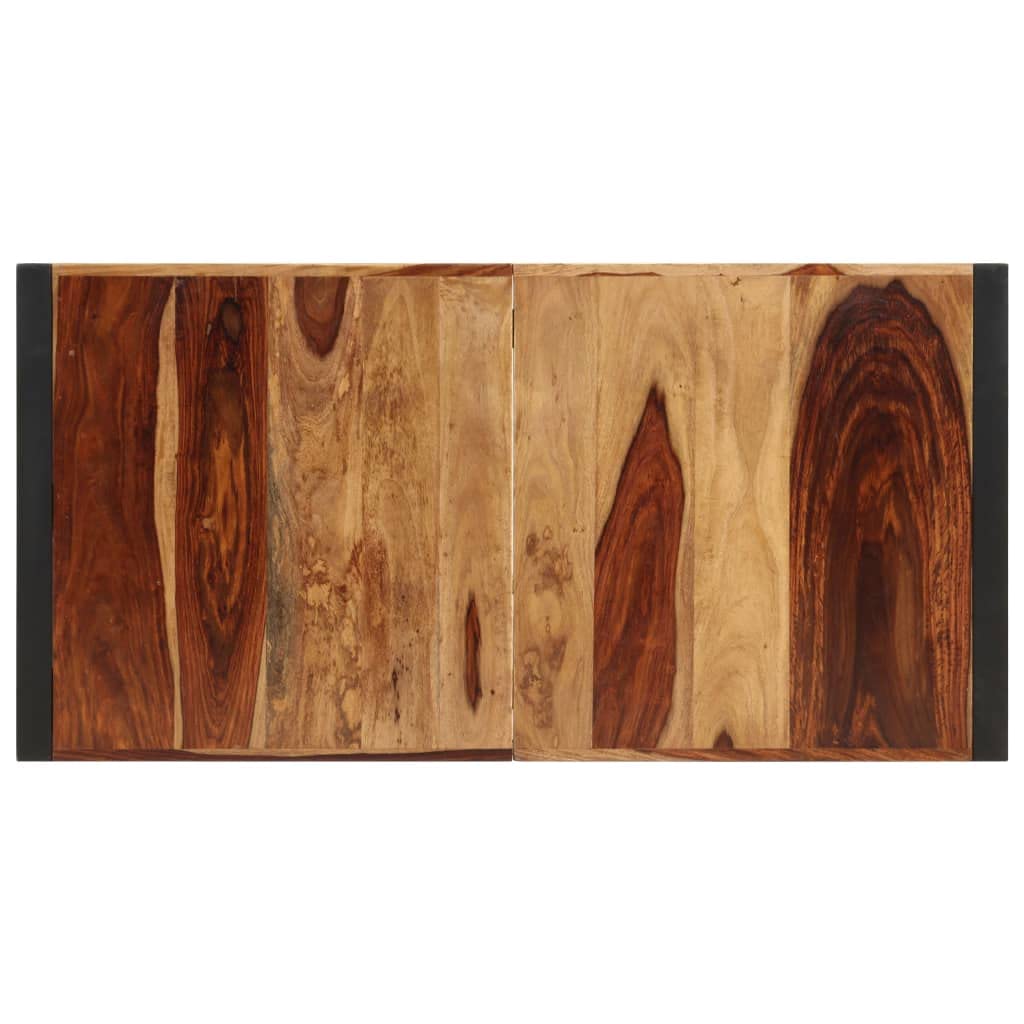Square Dining Table, 63"x31.5"x29.5" Solid Sheesham Wood O4414
