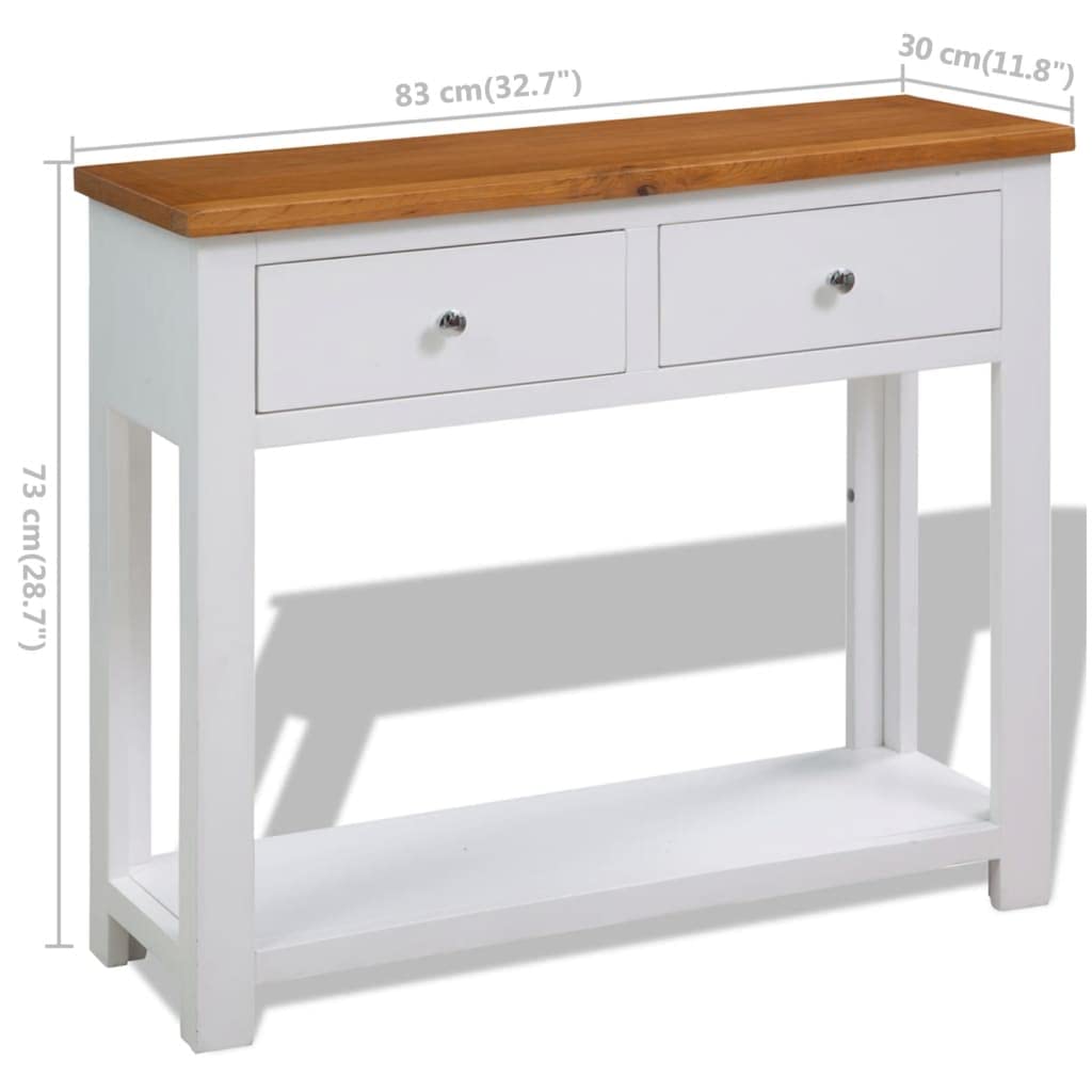 Console Table, Dining Table, Dressing Table, Hallway Table, Side Tables, Solid Oak Wood V1186
