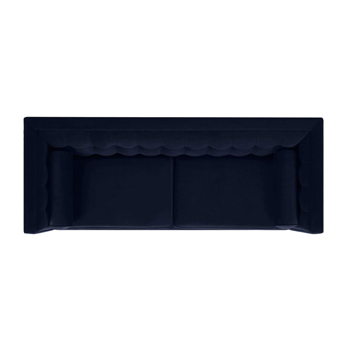 Dark Navy Blue Performance Velvet Tufted Sofa R20030
