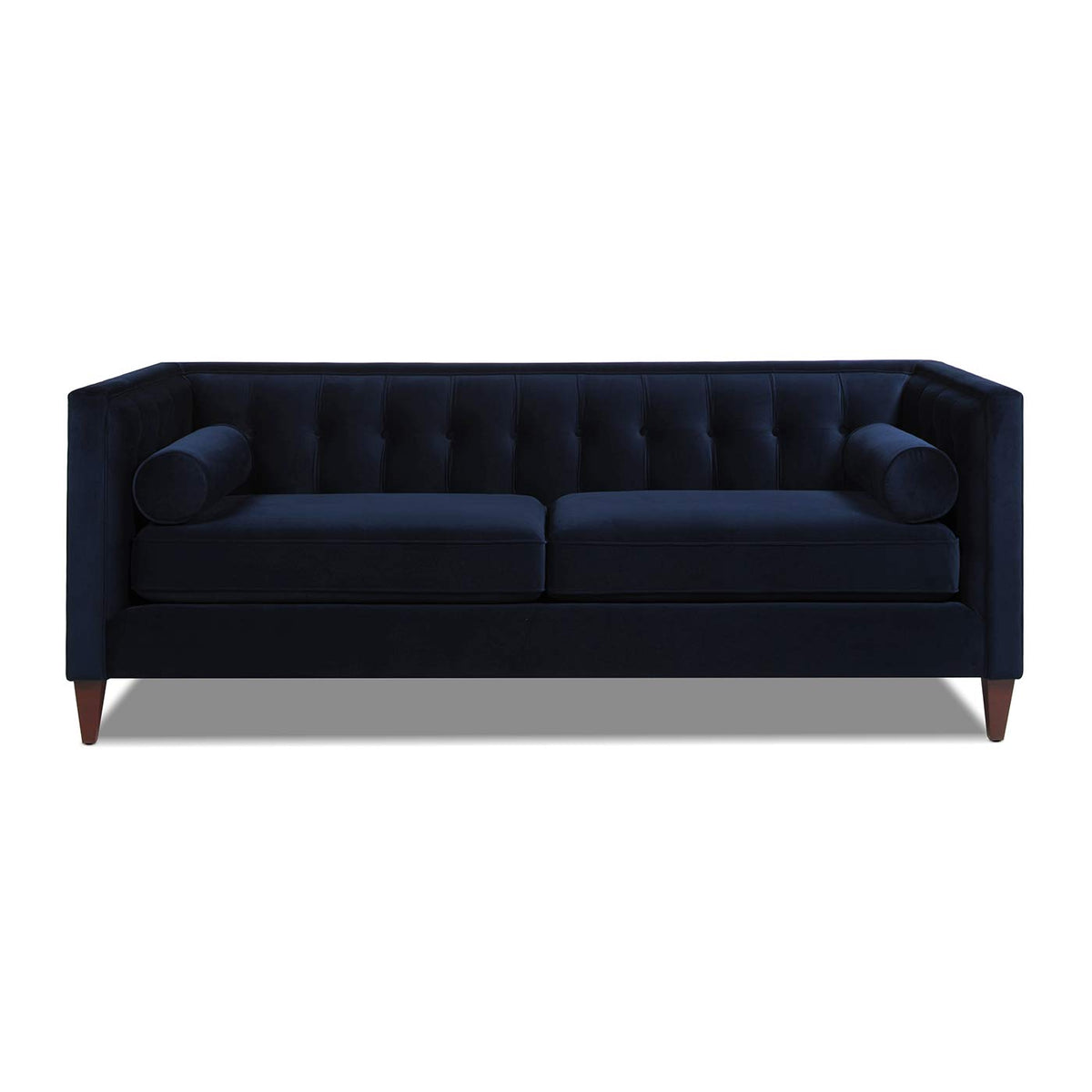 Dark Navy Blue Performance Velvet Tufted Sofa R20030