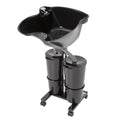 Portable Shampoo Bowl with Electric Pump, 2 Bucket Height Adjustable Z64600