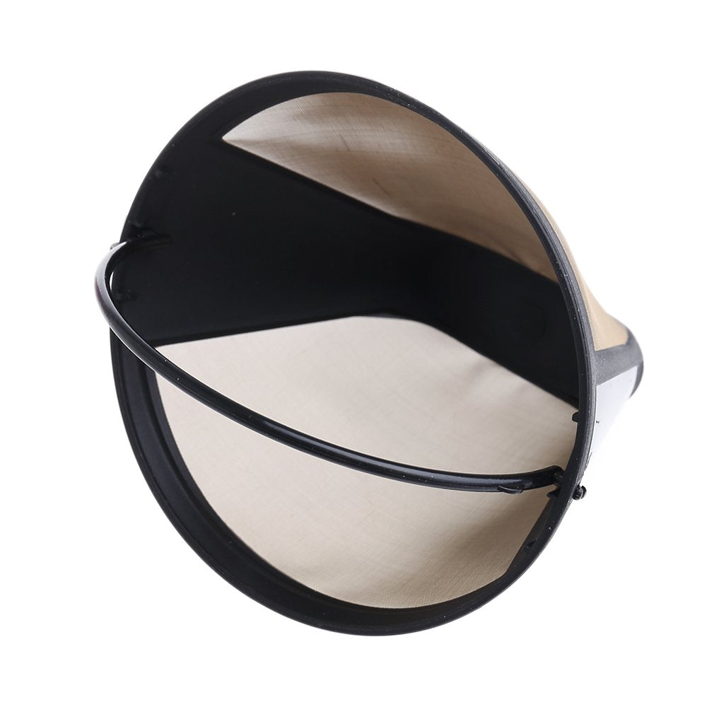 Reusable Cone-Style Coffee Filter 10-12 Cup Gold Mesh I56982