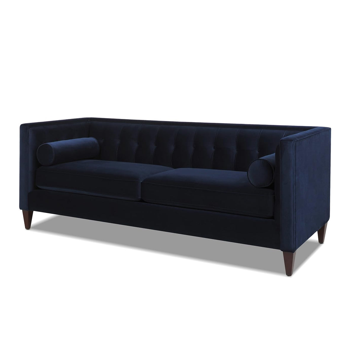 Dark Navy Blue Performance Velvet Tufted Sofa R20030