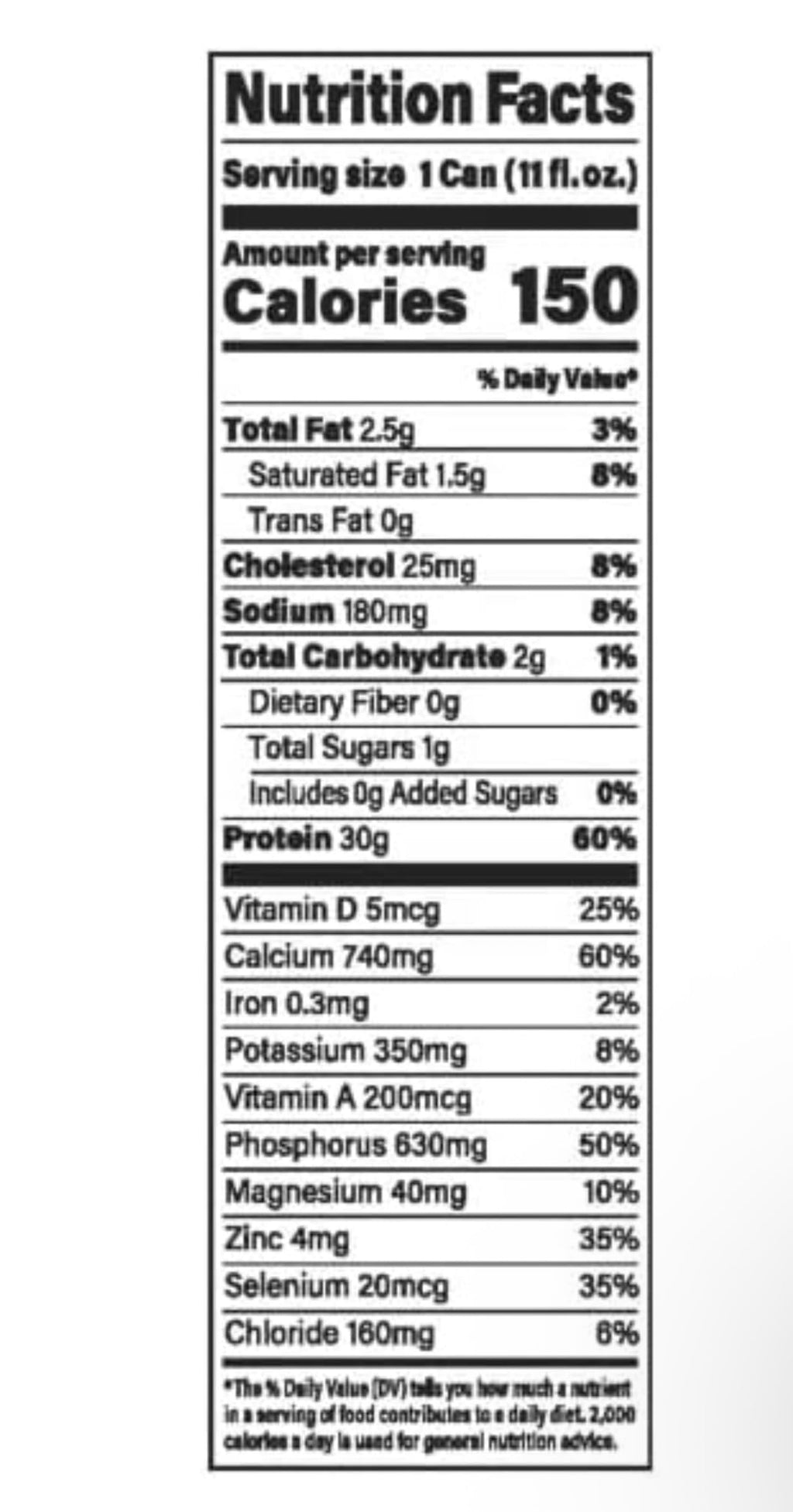 Chocolate 12 Pack High Protein Milk Shake 30g Protein 1g Sugar B9645