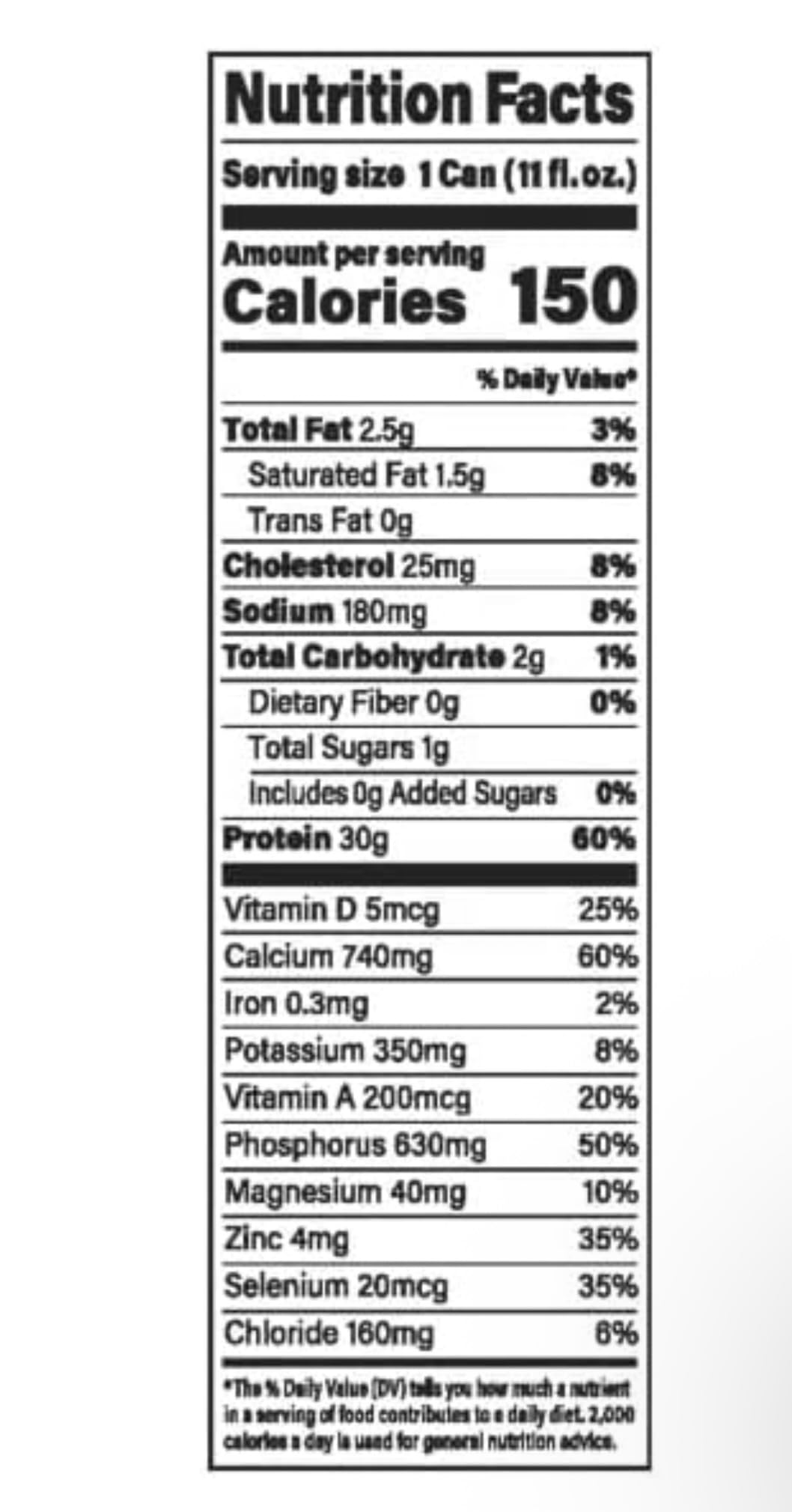 Chocolate 12 Pack High Protein Milk Shake 30g Protein 1g Sugar B9645