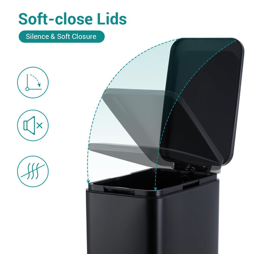 13.2 gal Stainless Steel Trash Can I11348