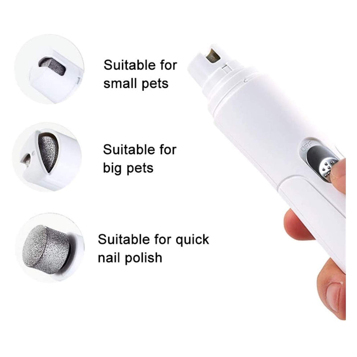 Rechargeable Electric Dog Nail Grinder O88307