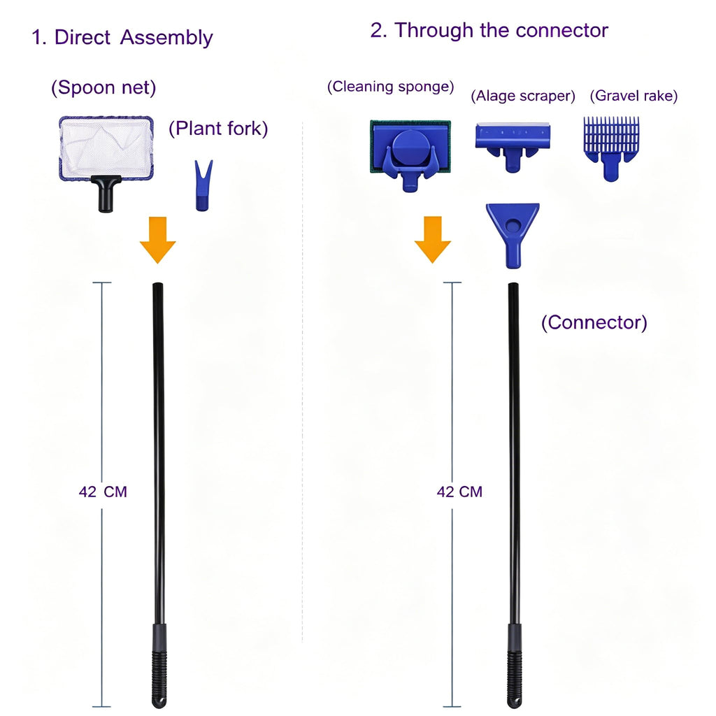 5 in 1 Aquarium Fish Tank Cleaning Kit Q630723