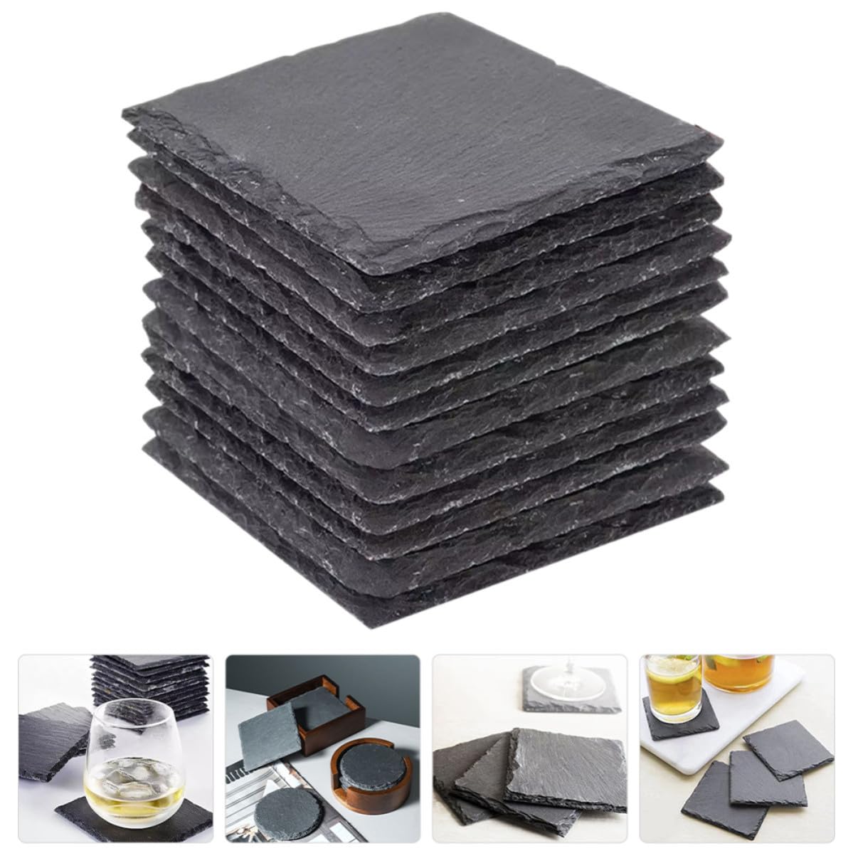 Natural Stone Drink Coasters U3735