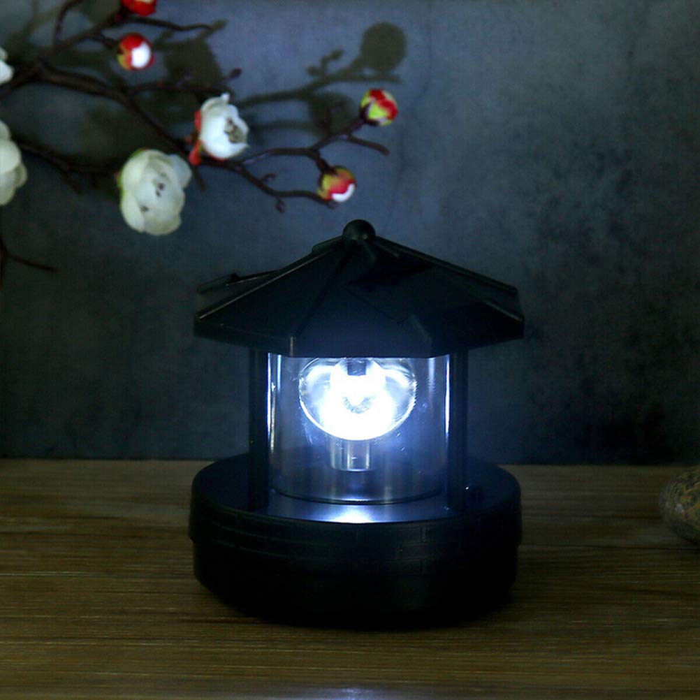 Solar Powered LED Lighthouse Outdoor Lamp T866