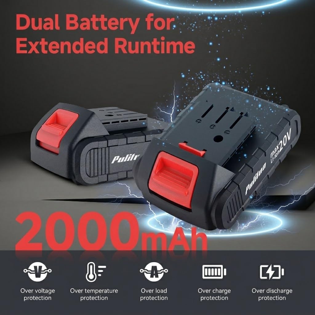 Cordless Drill Set 20V with Battery And Charger 59pcs Bits Kit U822676