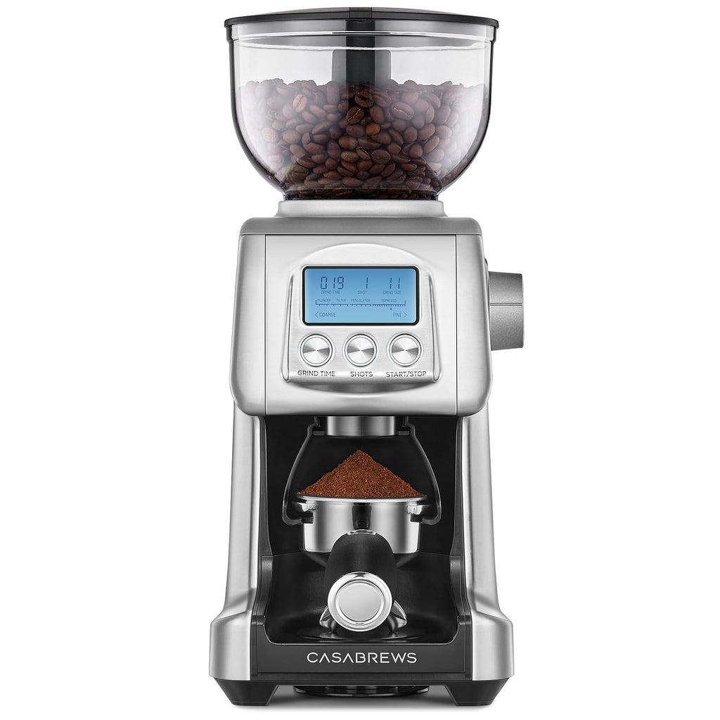 Electric Conical Burr Coffee Grinder with LCD Display X87924