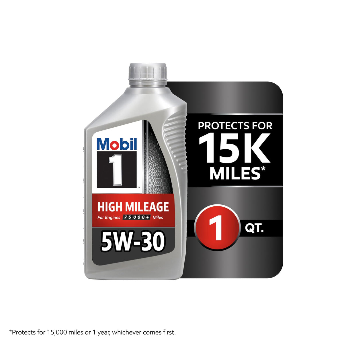 High Mileage Full Synthetic 5W-30 Motor Oil 6-pack of 1 quarts I77660