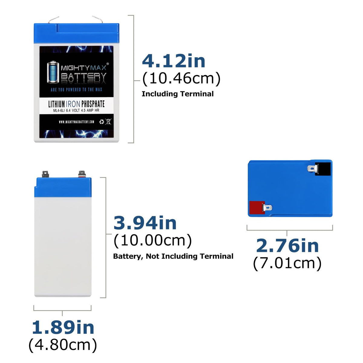 6V 4.5AH Lithium Replacement Battery H9168