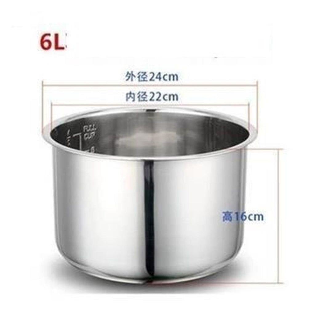304 Stainless Steel Inner Pot for Pressure Cooker D962096