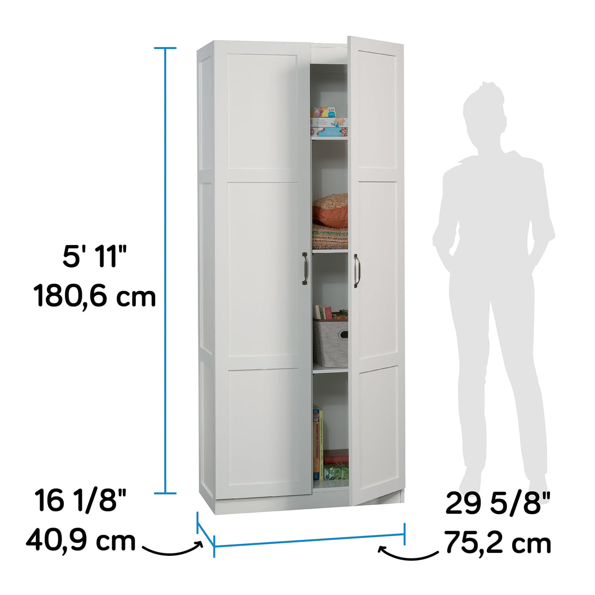White Storage Cabinet P156045