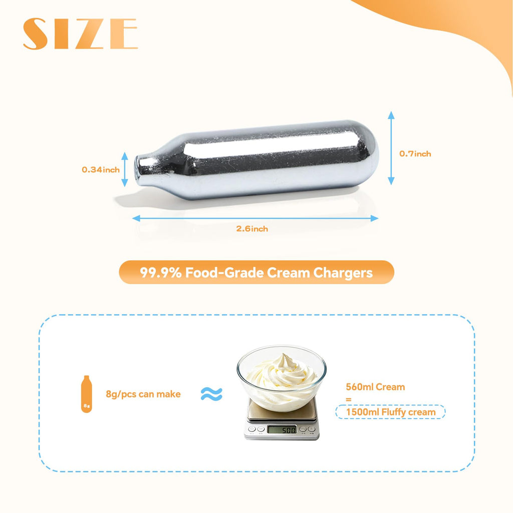 8g Whipped Cream Chargers Food Grade M75852