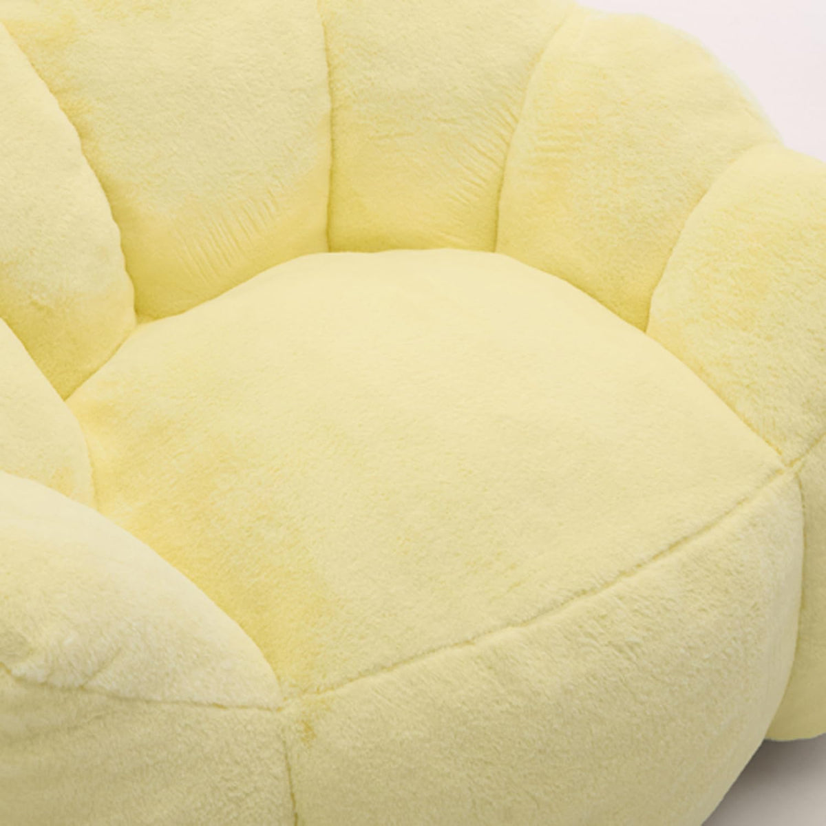 Faux Fur Bean Bag Sofa with Memory Foam C813881