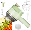 4 in 1 Handheld Electric Vegetable Cutter Set USB Rechargeable F593
