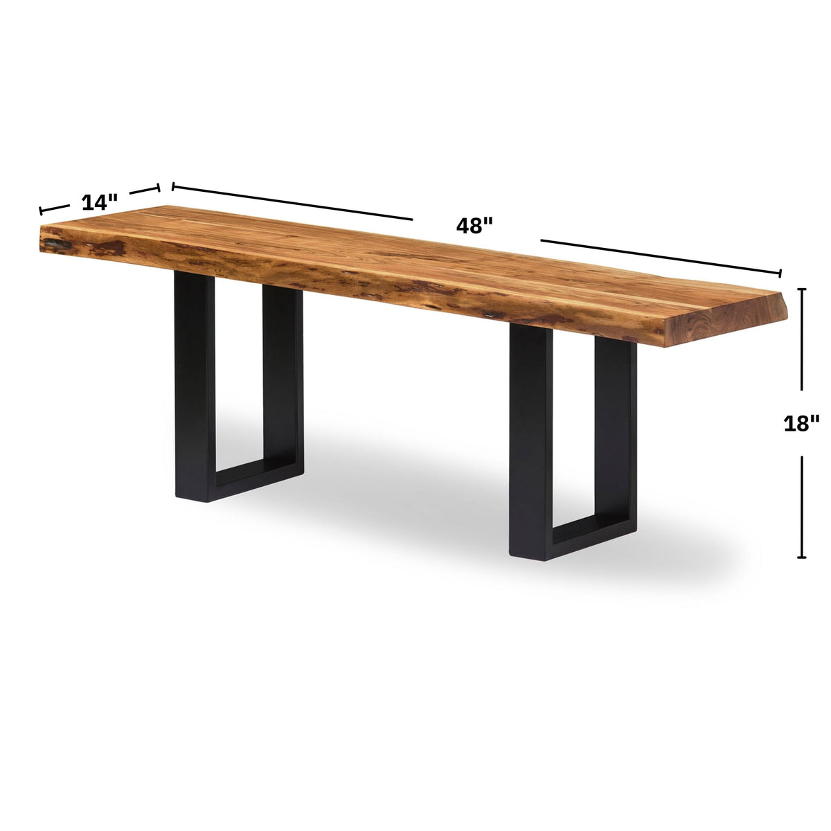 Solid Wood Entryway Bench E3164