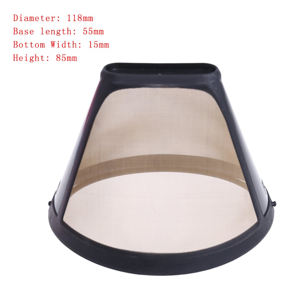 Reusable Cone-Style Coffee Filter 10-12 Cup Gold Mesh I56982