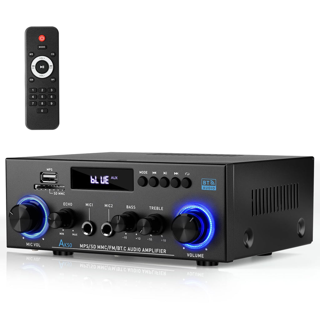 2 Channel 400W Bluetooth Stereo Audio Amplifier L243