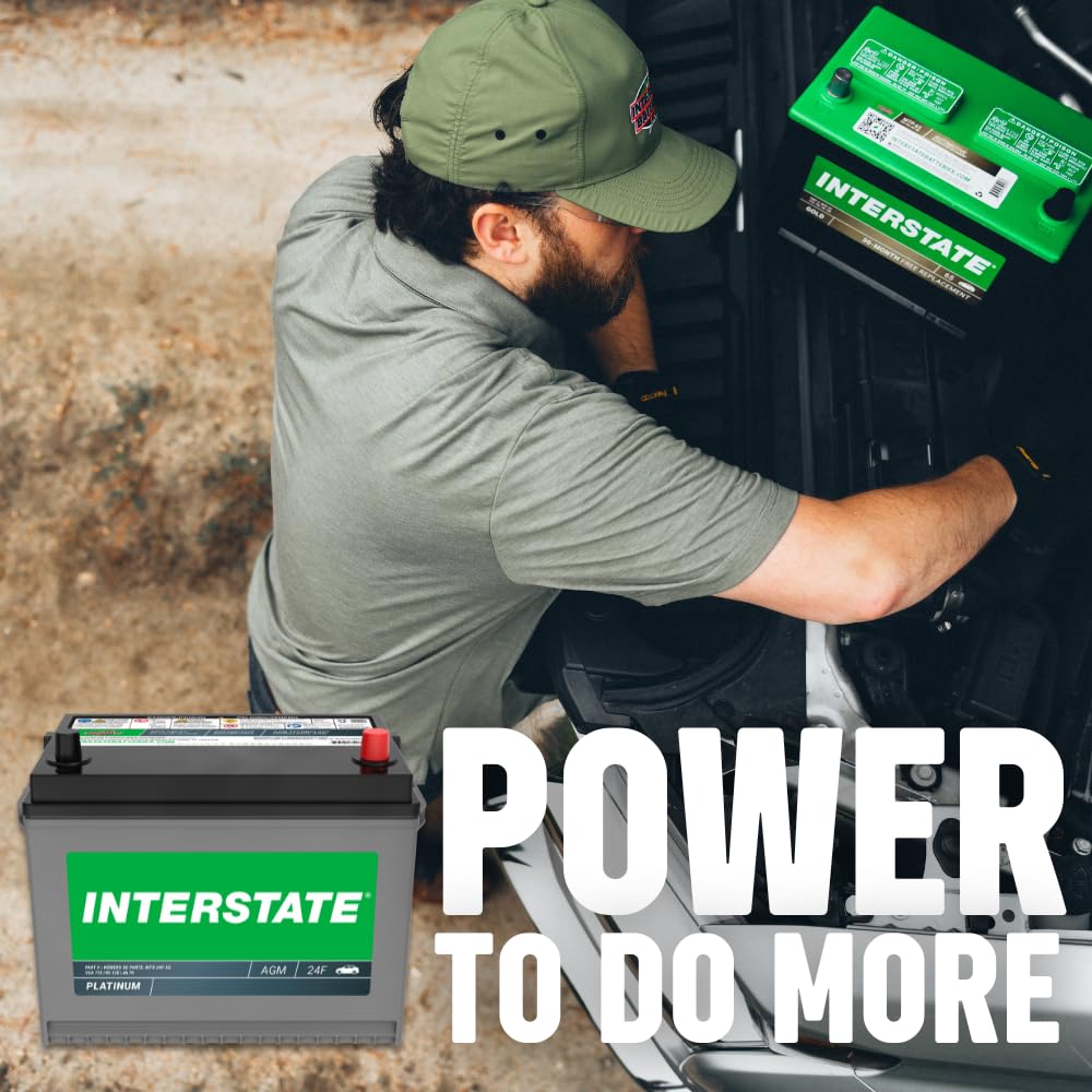 12V 70Ah 710CCA Group 24F AGM Car Battery D3279