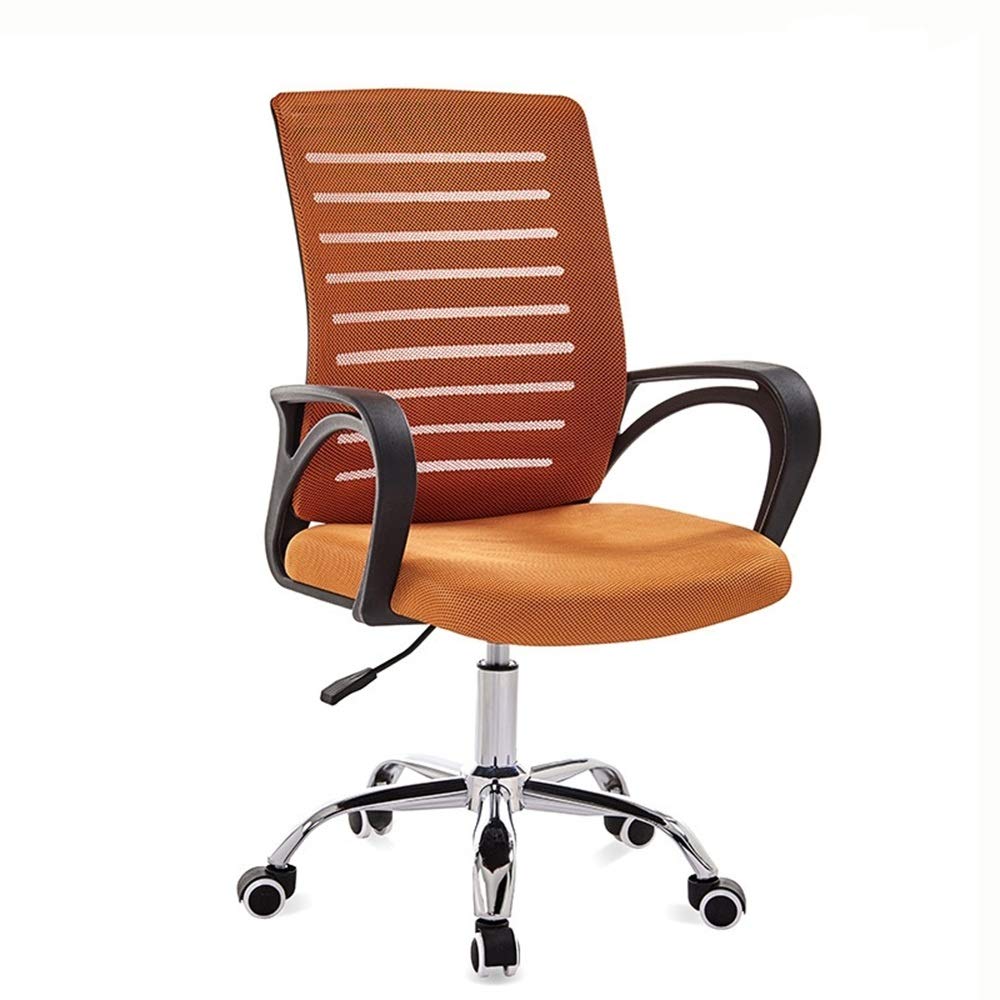 Orange Black Frame Ergonomic Mesh Swivel Chair S57383