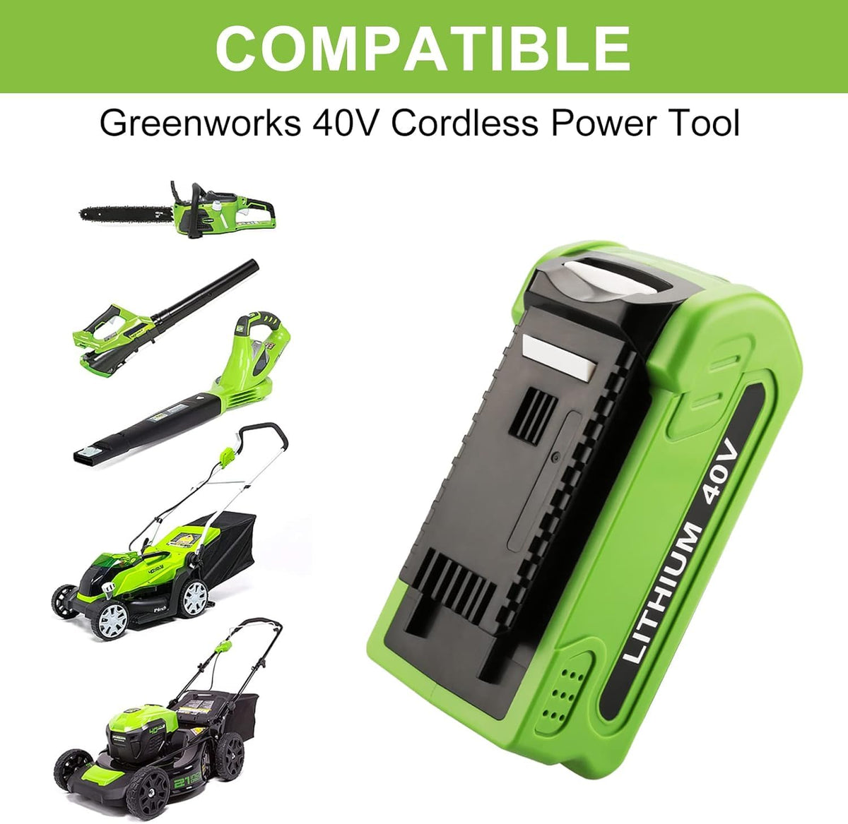 40V 2.0Ah Battery E28322