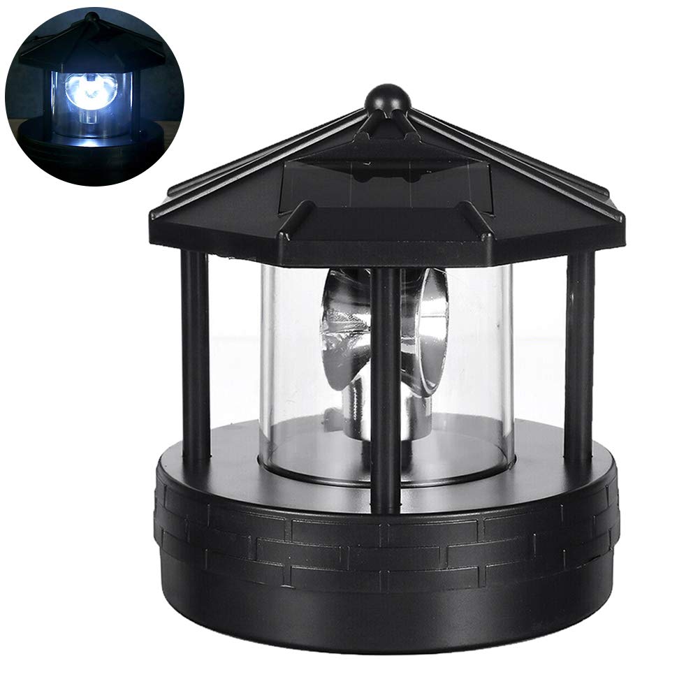 Solar Powered LED Lighthouse Outdoor Lamp T866