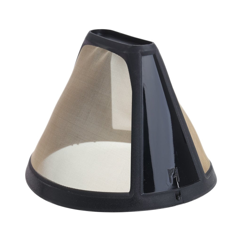 Reusable Cone-Style Coffee Filter 10-12 Cup Gold Mesh I56982