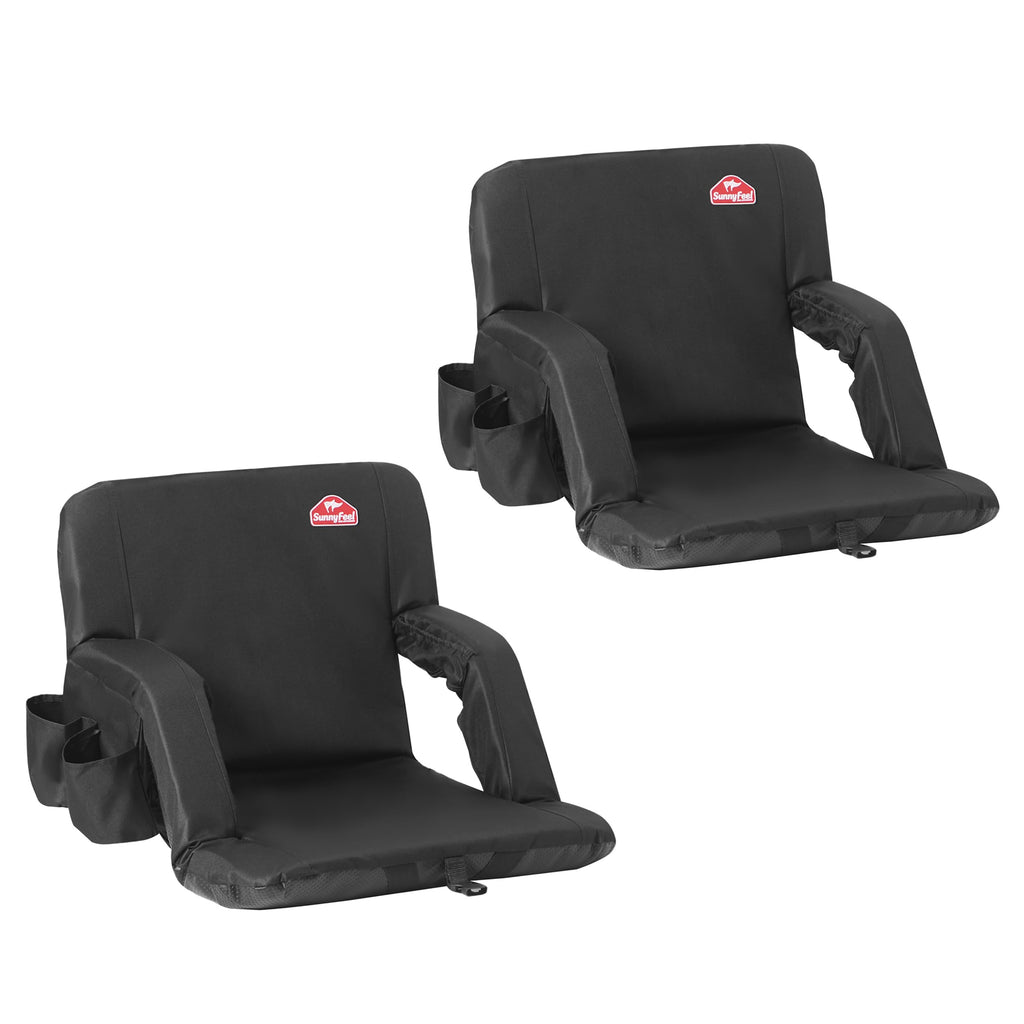 Foldable Stadium Seats 2-Pack with Shoulder Straps J93823