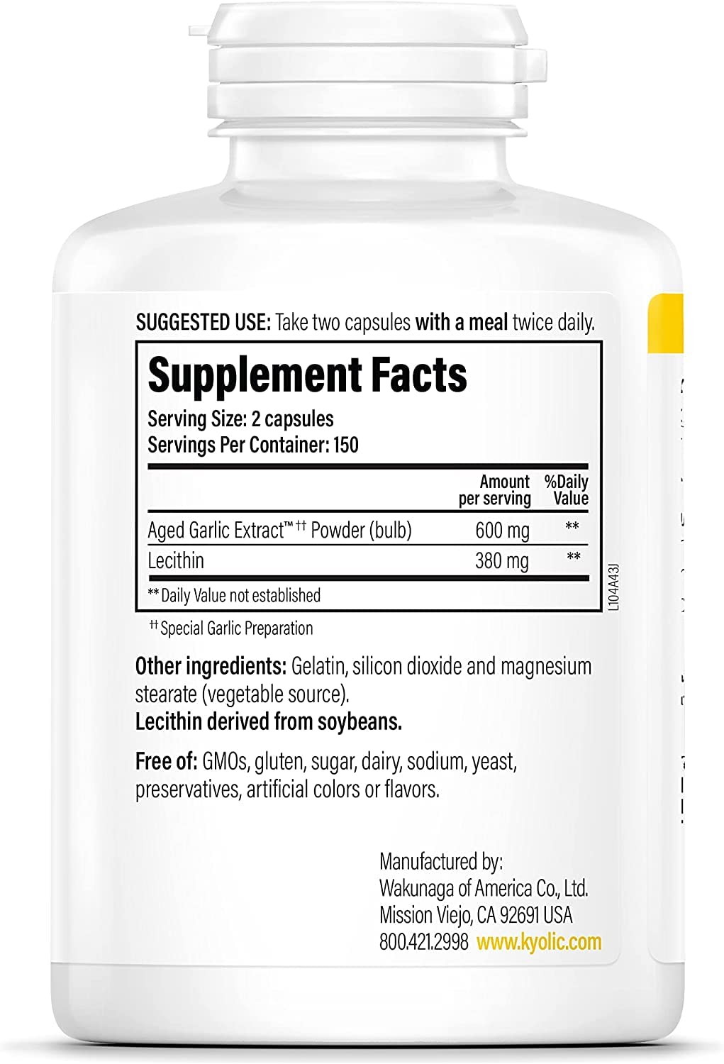 Garlic Extract 300 cap two-Pack R473161