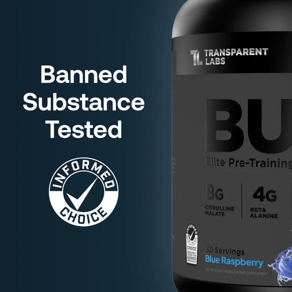 Sugar Free Pre Workout with Beta Alanine, Citrulline Malate & Caffeine, 30 Servings Z709443