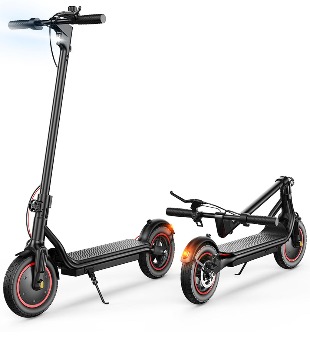 Electric Scooter, 28 Miles Range, 23 MPH Speed, 10" Tire, 1000W Motor, Foldable W352267