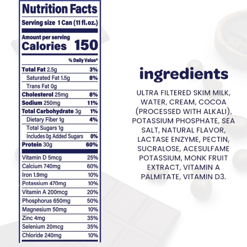 Protein Shake Variety Pack 30g Protein 12 Pack X14209