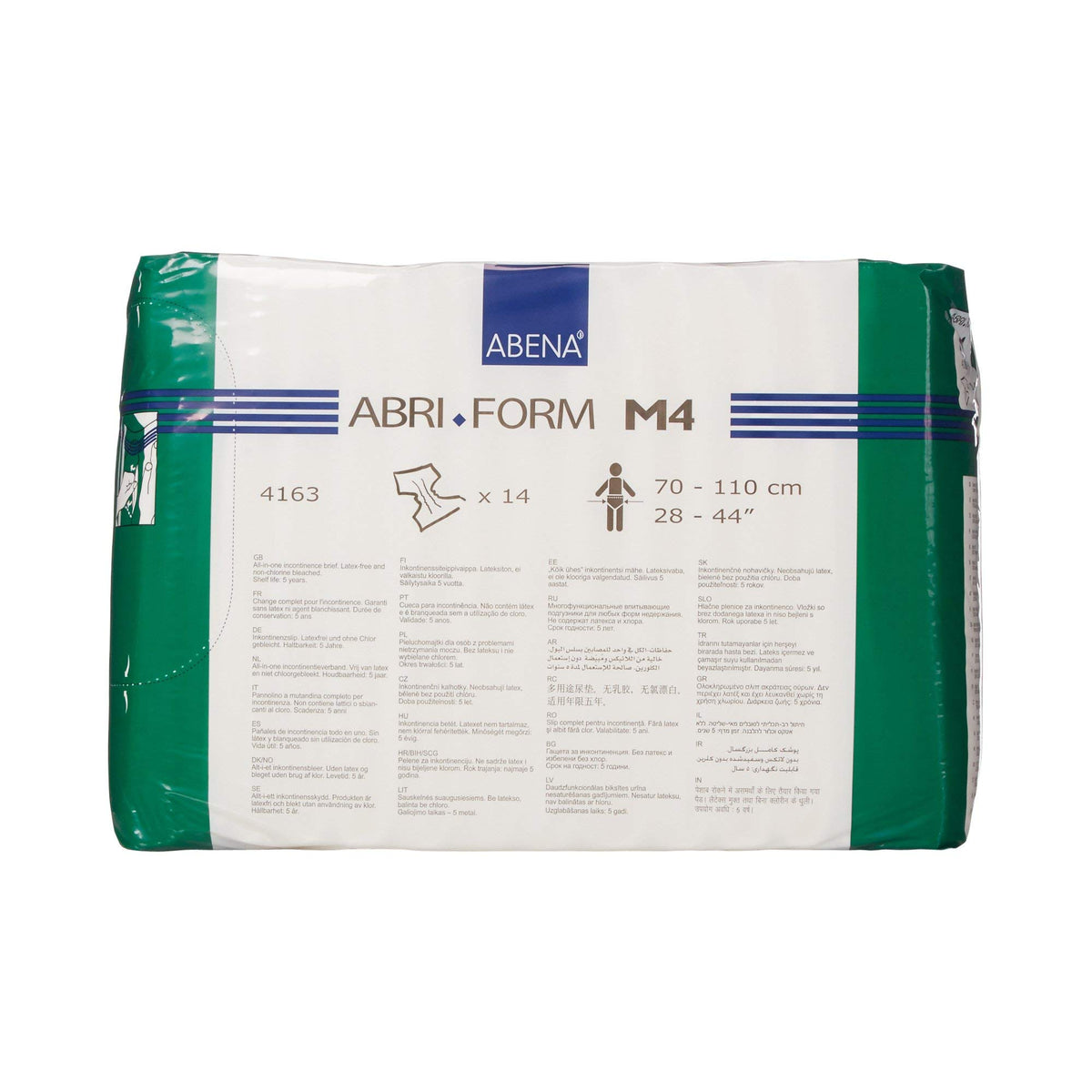 Plastic-Backed Briefs Medium 42 Count H41424