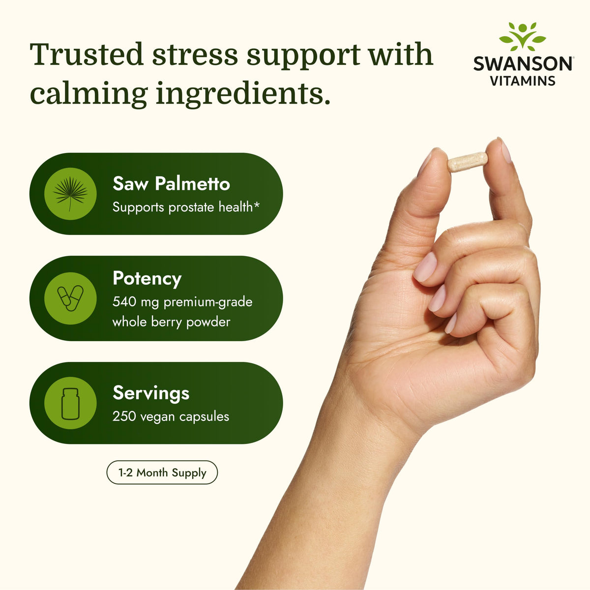 Ashwagandha 250 mg 60 Veggie Capsules V336302
