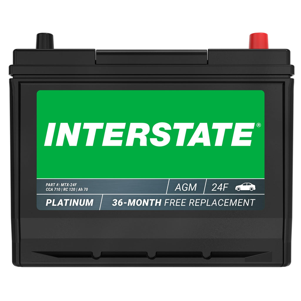 12V 70Ah 710CCA Group 24F AGM Car Battery D3279