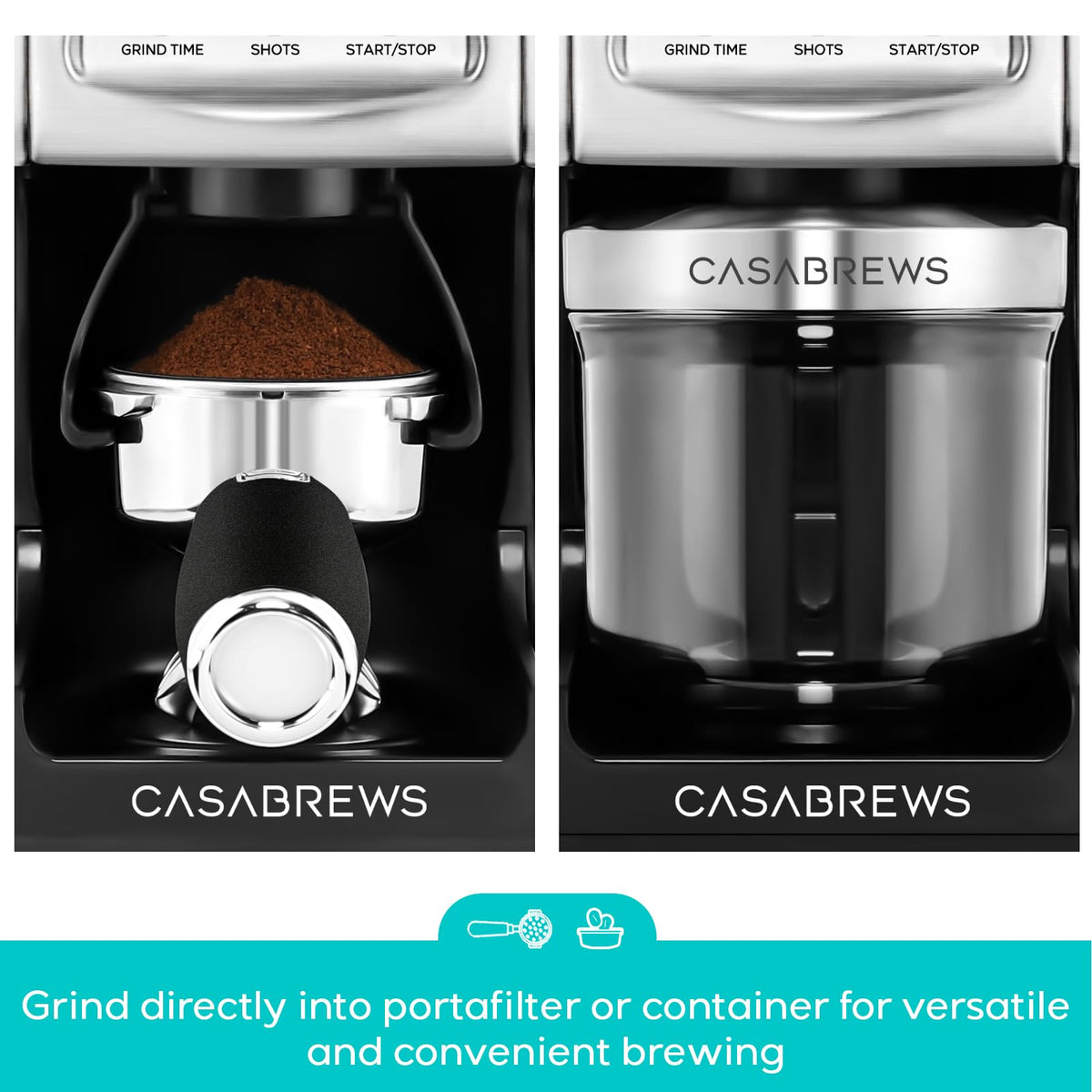 Electric Conical Burr Coffee Grinder with LCD Display X87924