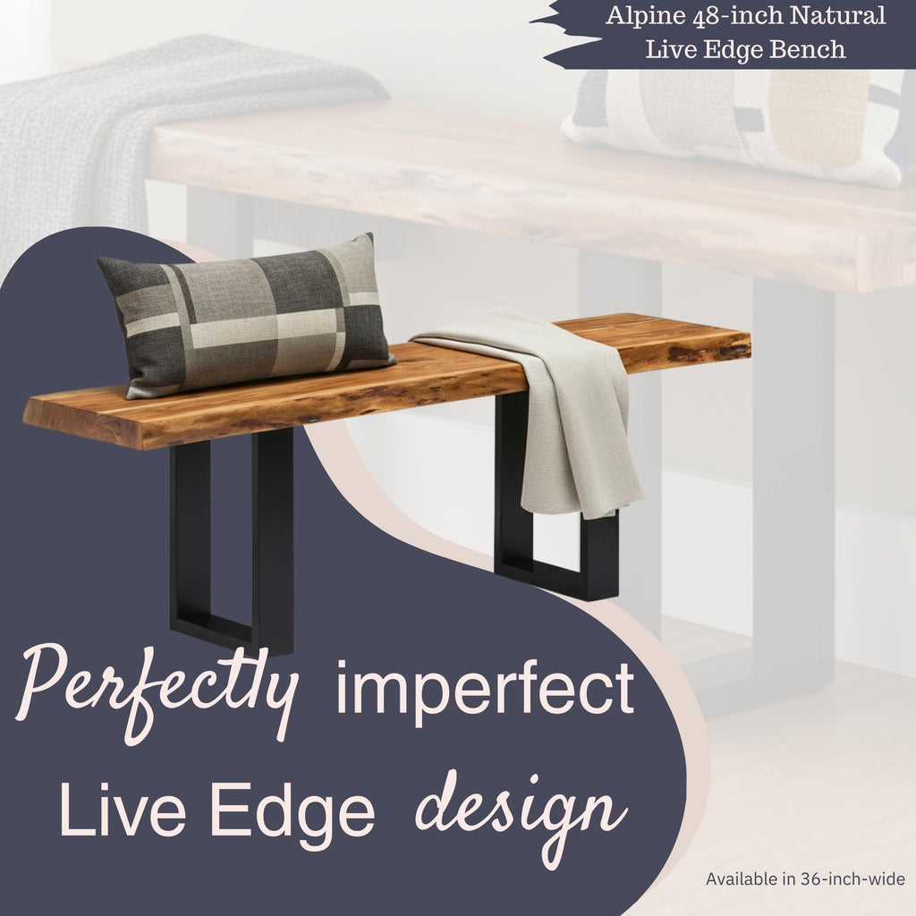 Solid Wood Entryway Bench E3164