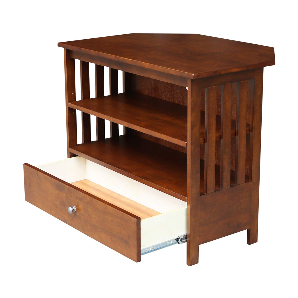 Solid Wood Corner TV Stand X98896