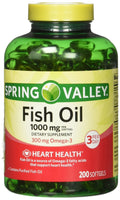Fish Oil 1000 Mg Omega-3 200 Soft Gel B371