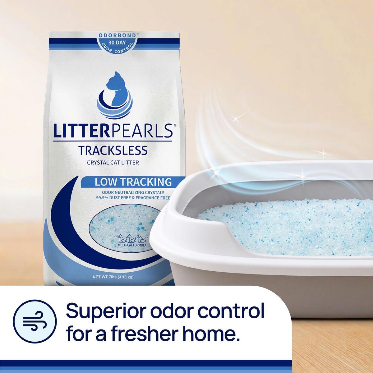 Low-Tracking 30-Day Odor Control Litter 15lbs R6673