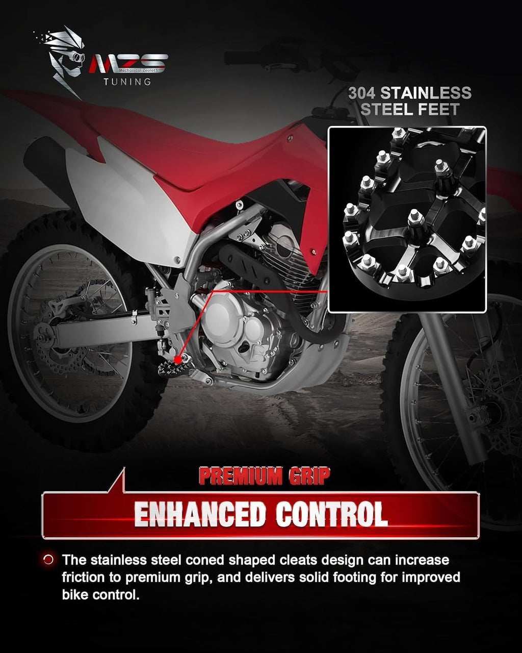Dirt Bike Foot Pegs L61757