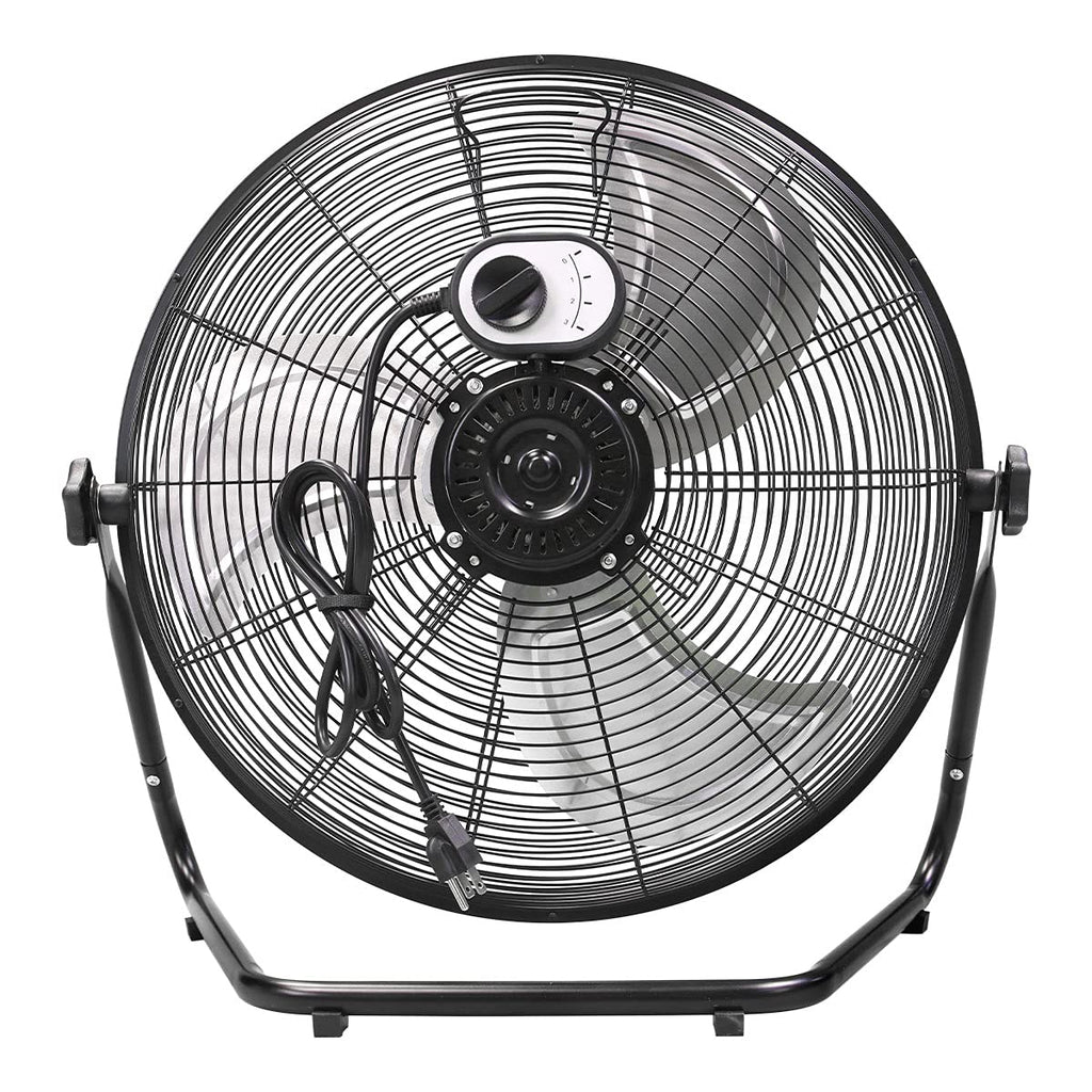 20 Inch 3-Speed High Velocity Metal Floor Fan I815511