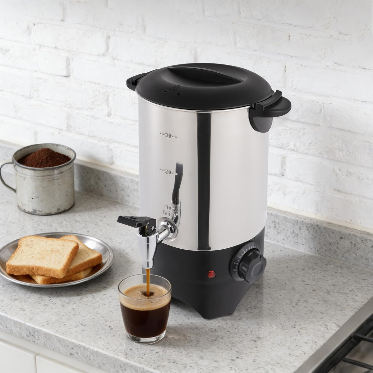 1.4 Gal Stainless Steel Coffee Urn N109