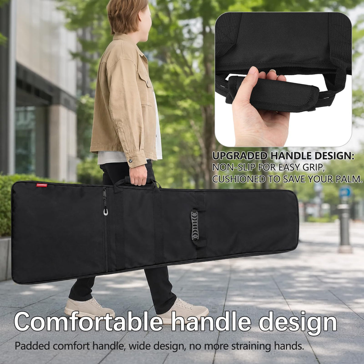 Electric Guitar Gig Bag Padded Water-Resistant Z653